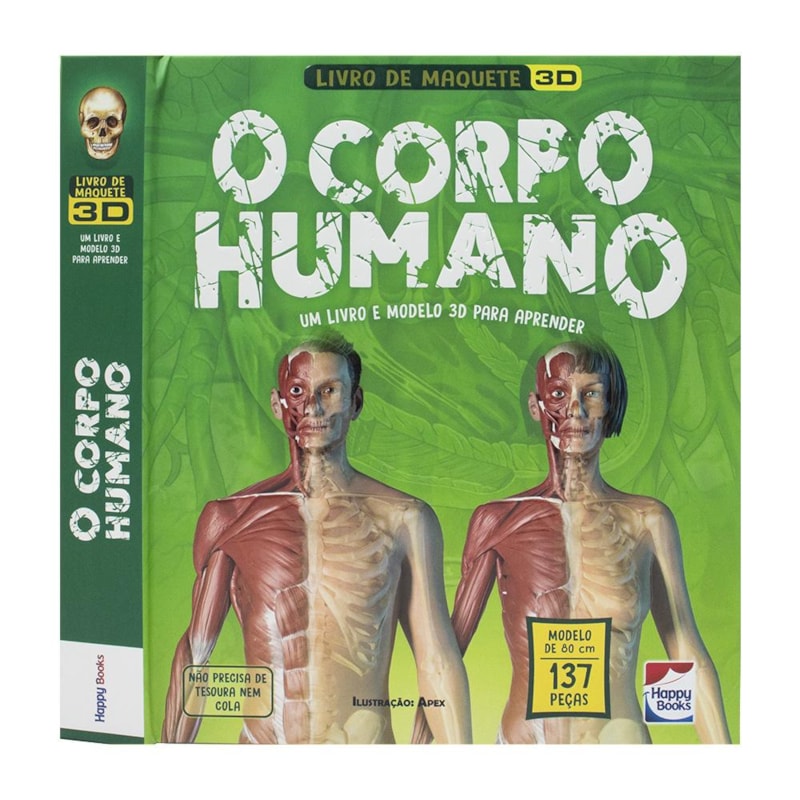 LIVRO DE MAQUETE 3D: CORPO HUMANO