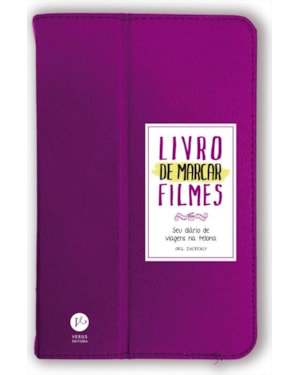 LIVRO DE MARCAR FILMES
