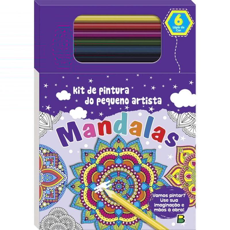 LIVRO DE PINTURA DO PEQUENO ARTISTA: MANDALAS