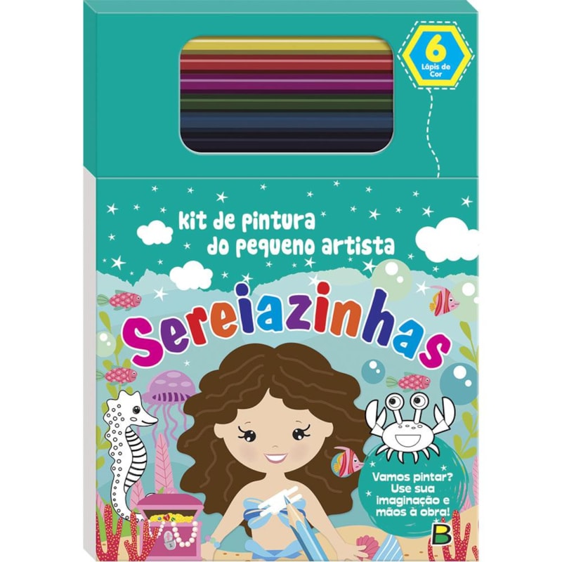 LIVRO DE PINTURA DO PEQUENO ARTISTA: SEREIAS