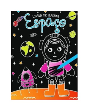 LIVRO DE RASPAR - ESPAÇO