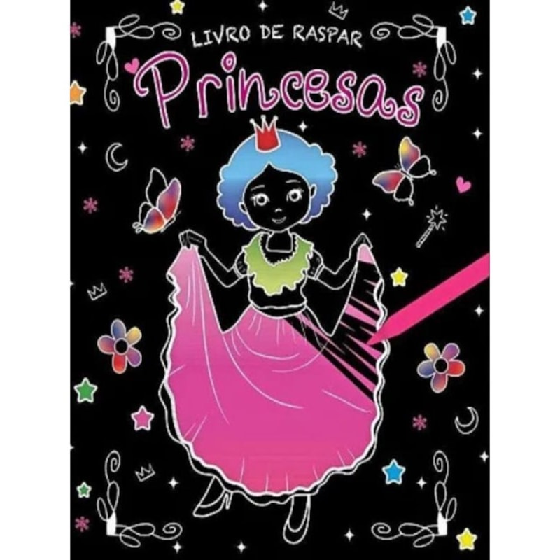 Livro de raspar - Princesas