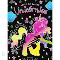 Livro de raspar - Unicórnios