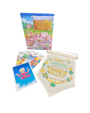 LIVRO DE RECEITAS OFICIAL DE STARDEW VALLEY - CAPA DURA (ACOMPANHA FLÂMULA)