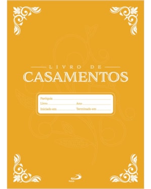 Livro de Registro - Casamento