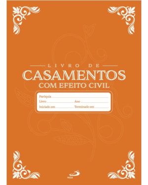 Livro de Registro - Casamento com Efeito Civil
