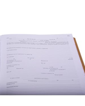 LIVRO DE REGISTRO CASAMENTO COM ÍNDICE COM 200 FOLHAS 800 TERMOS