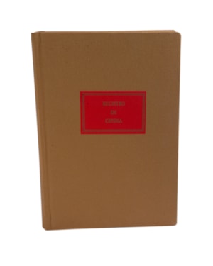 LIVRO DE REGISTRO CRISMA COM ÍNDICE COM 200 FOLHAS - 32 REGISTROS POR FOLHA