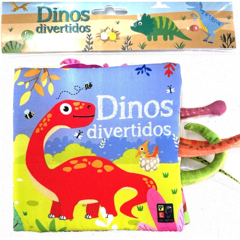 Livro de tecido - Dinos divertidos