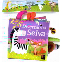 Livro de tecido - Diversão na selva