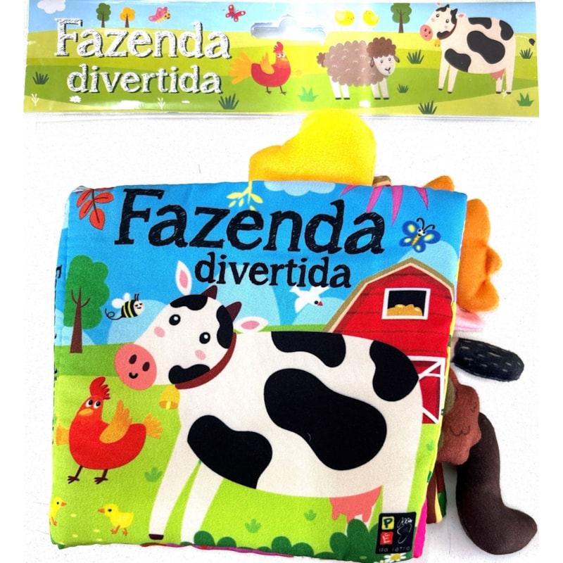 Livro de tecido - Fazenda divertida