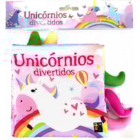 Livro de tecido - Unicórnios divertidos