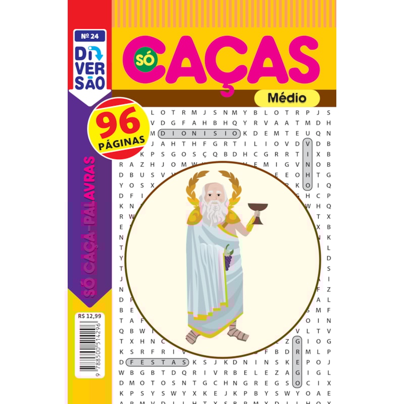 LIVRO DIVERSÃO SÓ CAÇA PALAVRAS 24