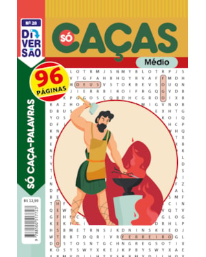 LIVRO DIVERSÃO SÓ CAÇA PALAVRAS 28: NÍVEL MÉDIO
