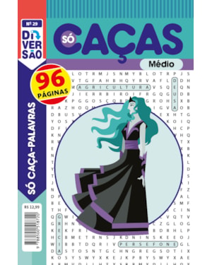 LIVRO DIVERSÃO SÓ CAÇA-PALAVRAS 29: NÍVEL MÉDIO