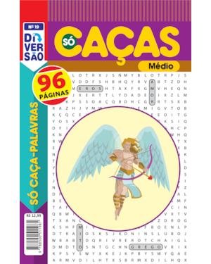 LIVRO DIVERSÃO SÓ CAÇA PALAVRAS ED 19