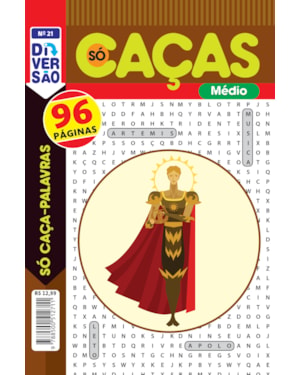 LIVRO DIVERSÃO SÓ CAÇA PALAVRAS ED 21