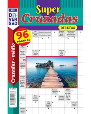 LIVRO DIVERSÃO SUPER CRUZADAS DIRETAS 21