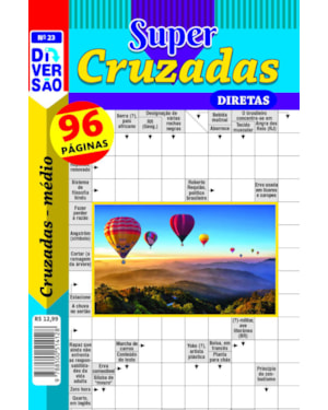 LIVRO DIVERSÃO SUPER CRUZADAS DIRETAS 23