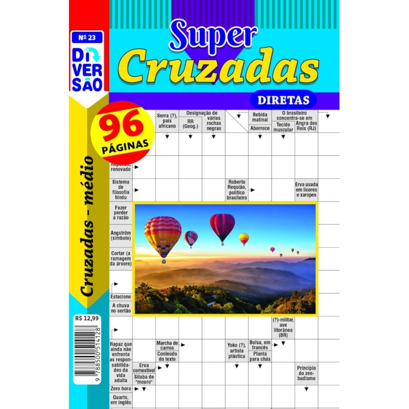 LIVRO DIVERSÃO SUPER CRUZADAS DIRETAS 23