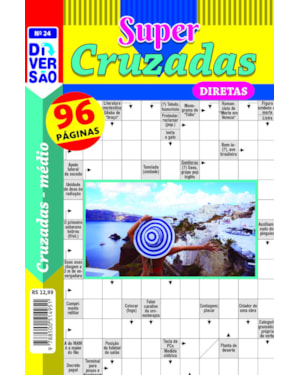LIVRO DIVERSÃO SUPER CRUZADAS DIRETAS 24