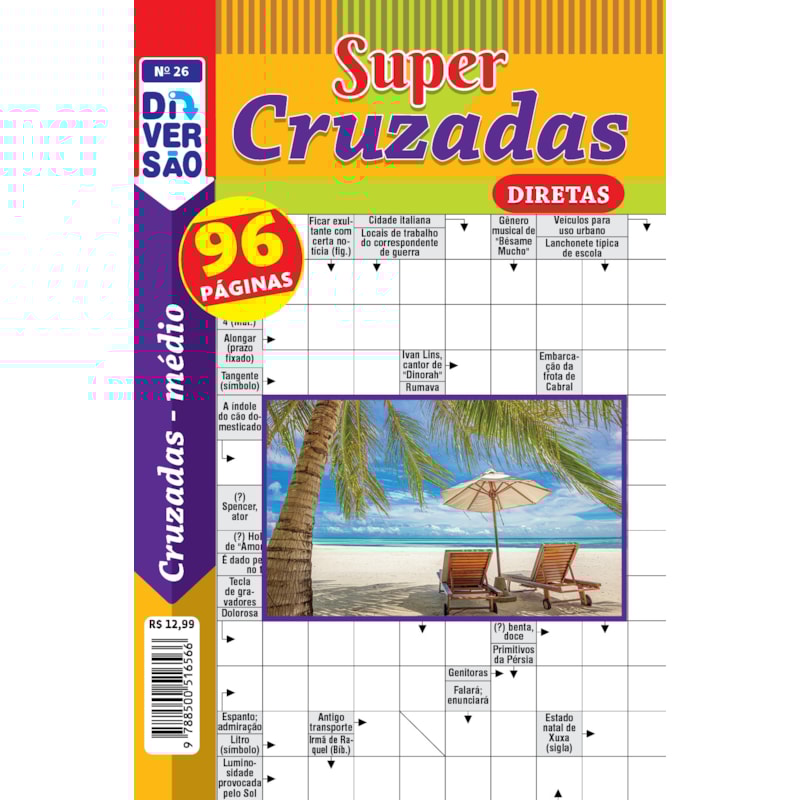 LIVRO DIVERSÃO SUPER CRUZADAS DIRETAS 26