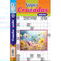 LIVRO DIVERSÃO SUPER PALAVRAS-CRUZADAS DIRETAS 30: NÍVEL MÉDIO