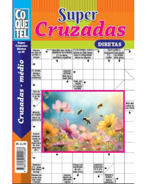 Livro diversão super palavras-cruzadas diretas 30: nível médio