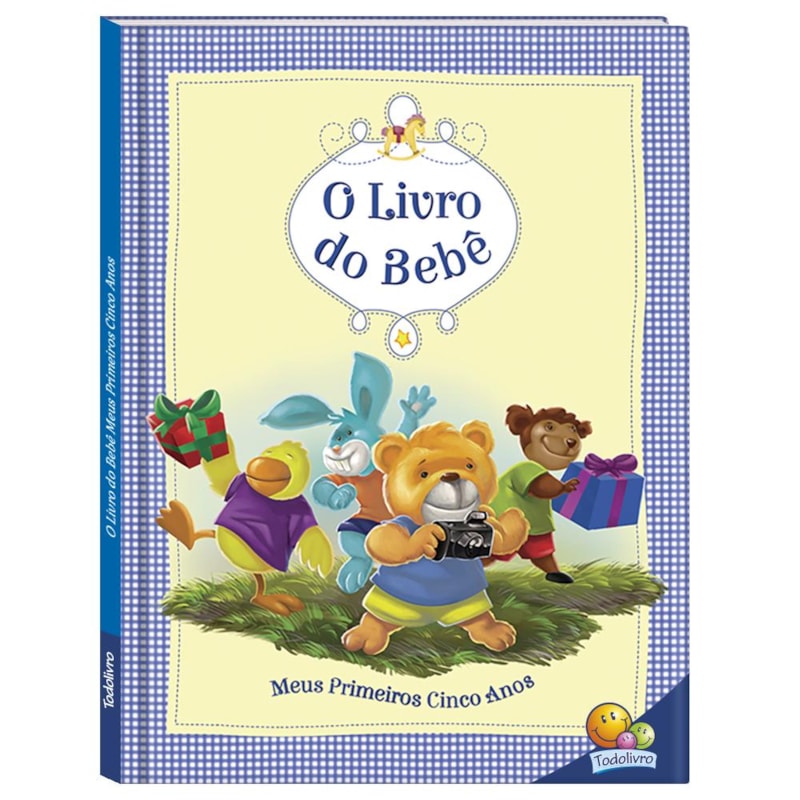 LIVRO DO BEBÊ,O-MEUS PRIMEIROS CINCO ANOS(AZUL)