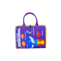 LIVRO EDUCATIVO MONTESSORI: MEU LIVRINHO SENSORIAL MALETA EDUCATIVA - FUNDO DO MAR