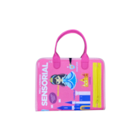 LIVRO EDUCATIVO MONTESSORI: MEU LIVRINHO SENSORIAL MALETA EDUCATIVA - PRINCESAS