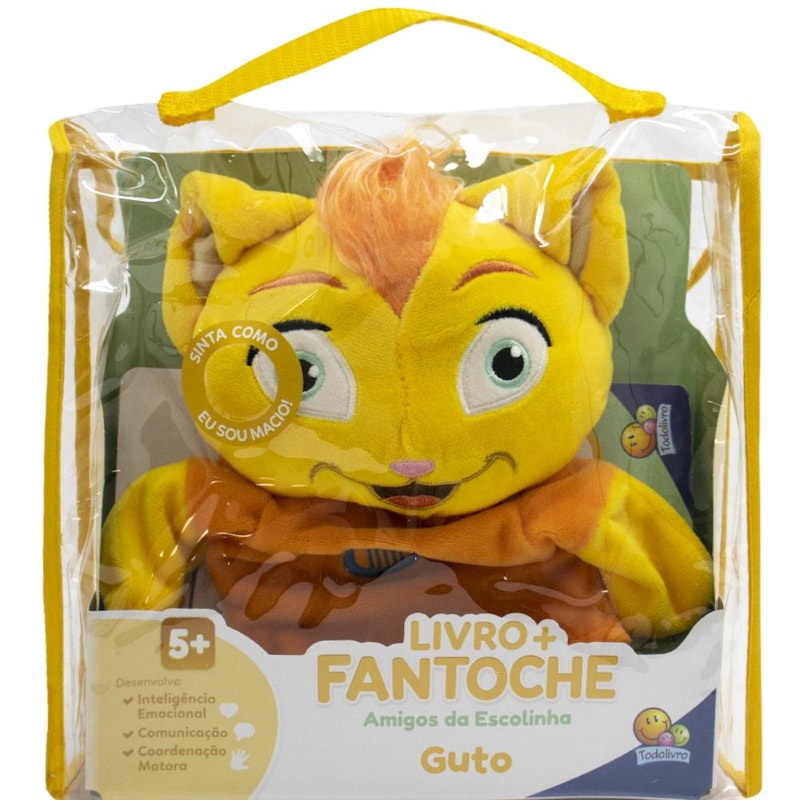 LIVRO + FANTOCHE AMIGOS DA ESCOLINHA: GUTO, NO RITMO DA ALEGRIA (ESCOLINHA TODOLIVRO)