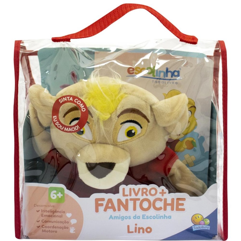 LIVRO + FANTOCHE AMIGOS DA ESCOLINHA: LINO EM...MEU CORPO, MINHA VIDA! (ESCOLINHA TODOLIVRO)