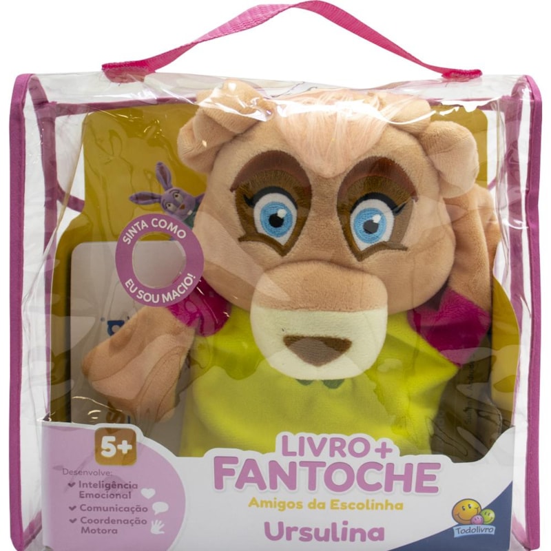 LIVRO + FANTOCHE AMIGOS DA ESCOLINHA: URSULINA, FAZENDO ARTE (ESCOLINHA TODOLIVRO)