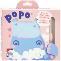 LIVRO-FANTOCHE DE BANHO: POPO ESCOVA OS DENTES! (ROSA)