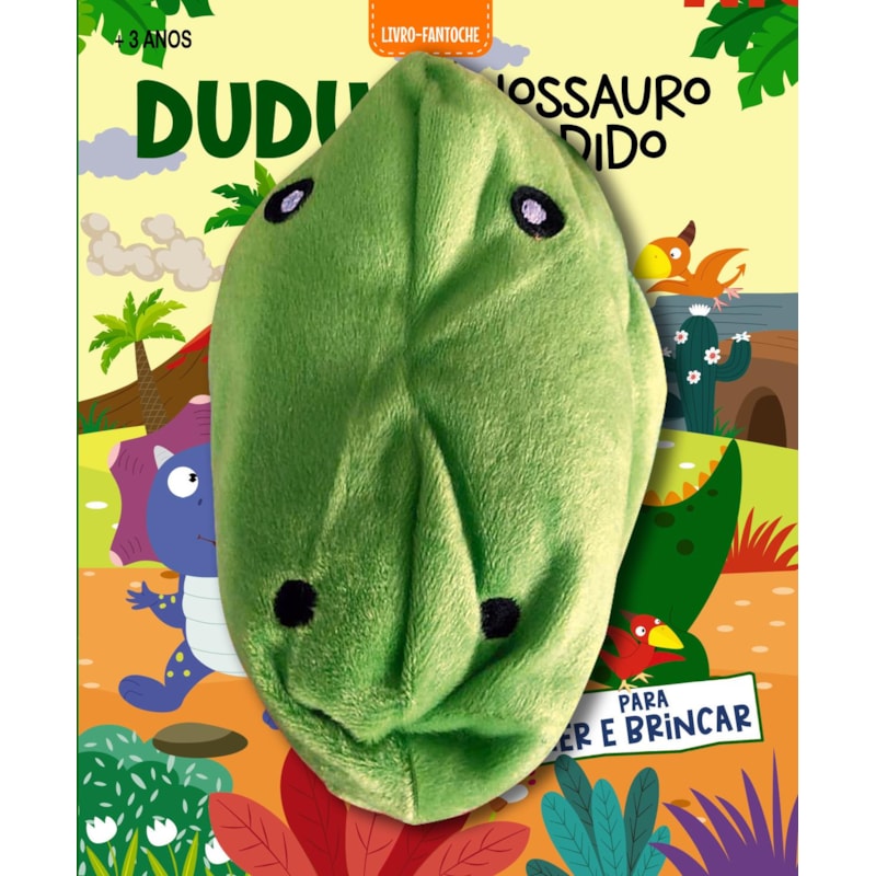 LIVRO FANTOCHE - DUDU, O DINOSSAURO PERDIDO