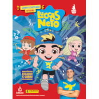 LIVRO ILUSTRADO CAPA DURA + 5 ENVELOPES DE CROMOS - LUCCAS NETO