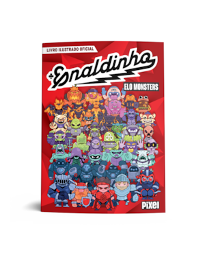 LIVRO ILUSTRADO OFICIAL ENALDINHO ELO MONSTERS