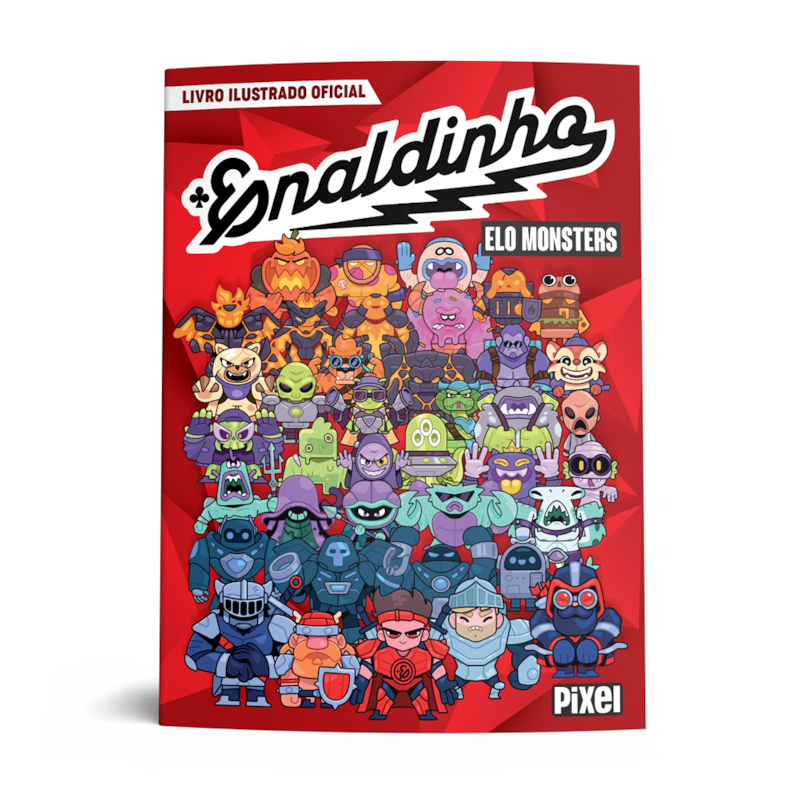 LIVRO ILUSTRADO OFICIAL ENALDINHO ELO MONSTERS