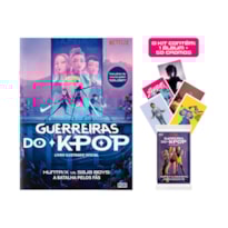 LIVRO ILUSTRADO OFICIAL GUERREIRAS DO KPOP + 10 ENVELOPES