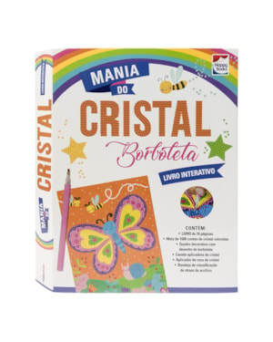 LIVRO INTERATIVO: MANIA DO CRISTAL BORBOLETA
