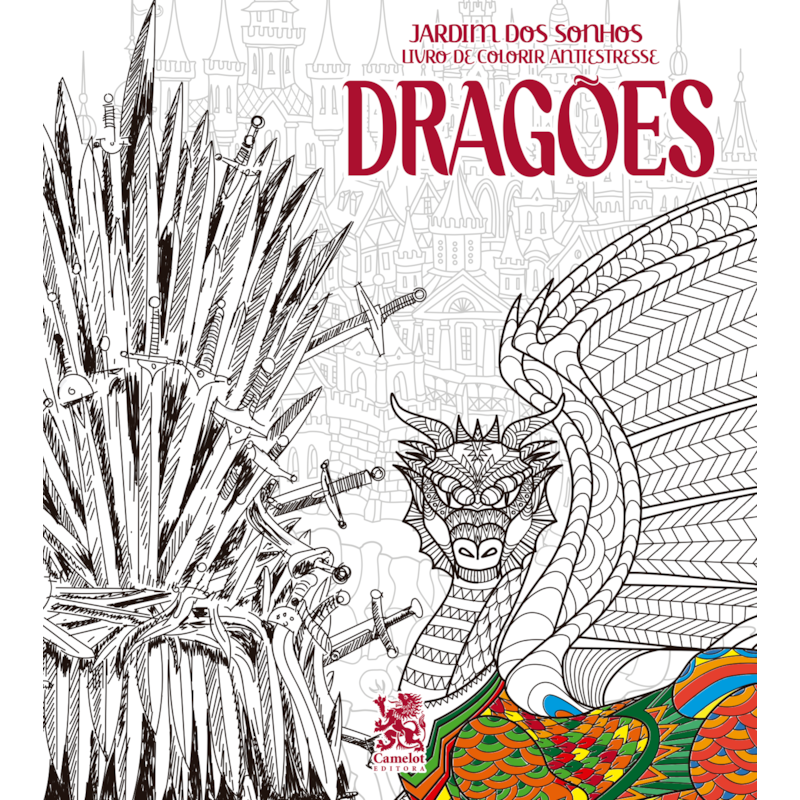 LIVRO JARDIM DOS SONHOS DRAGÕES