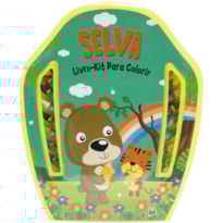 LIVRO-KIT PARA COLORIR: SELVA