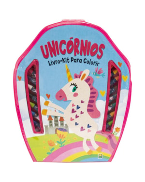 LIVRO-KIT PARA COLORIR: UNICÓRNIOS