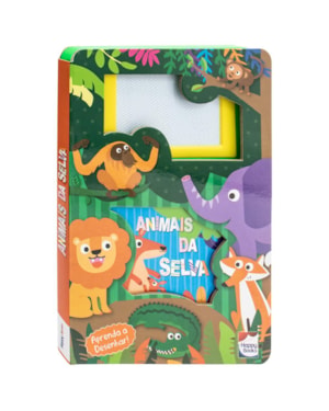 LIVRO-LOUSA MÁGICA! ANIMAIS DA SELVA