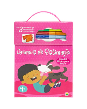 LIVRO MÁGICO PARA COLORIR: ANIMAIS DE ESTIMAÇÃO