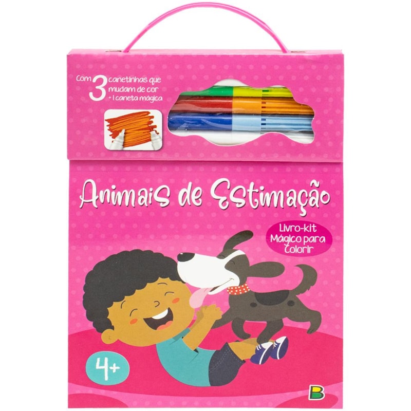 LIVRO MÁGICO PARA COLORIR: ANIMAIS DE ESTIMAÇÃO