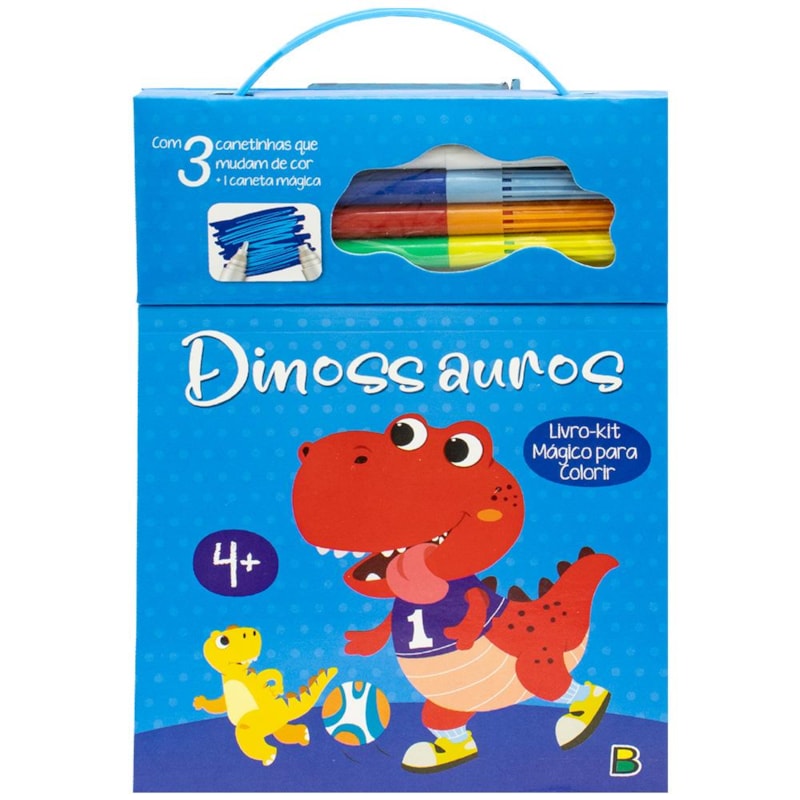 LIVRO MÁGICO PARA COLORIR: DINOSSAUROS