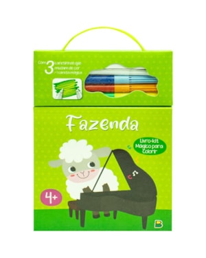 LIVRO MÁGICO PARA COLORIR: FAZENDA