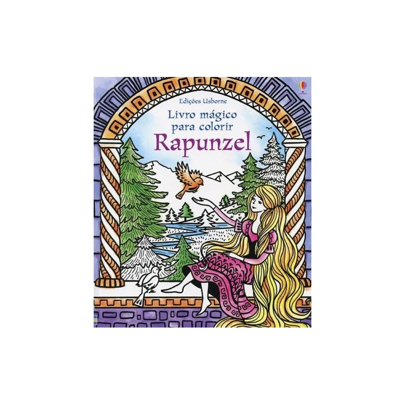 LIVRO MÁGICO PARA COLORIR : RAPUNZEL